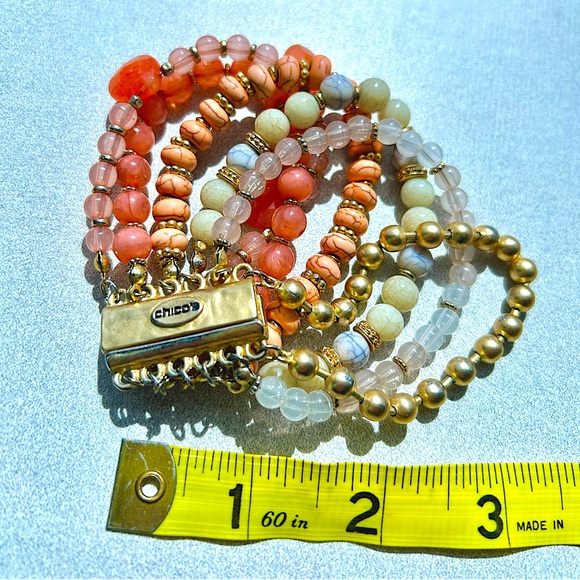 Chico's Jewelry - CHICO's magnetic coral-tone bracelet